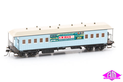 NSWGR End Platform Car H.W. Rice Blue Early 64' FO027 (Single Car)