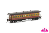 NSWGR End Platform Cars Set 64 Peony Red FO041 (6 Car set)