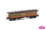 NSWGR End Platform Cars Set 64 Peony Red FO041 (6 Car set)