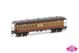 NSWGR End Platform Cars Set 64 Peony Red FO041 (6 Car set)