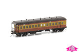 NSWGR End Platform Cars Set 64 Peony Red FO041 (6 Car set)