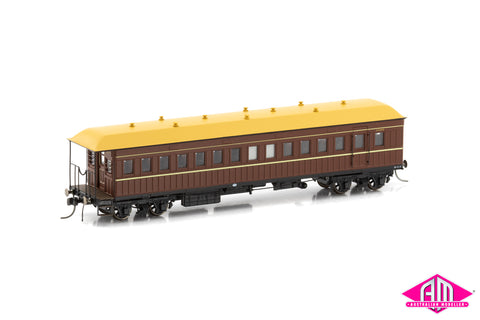 NSWGR End Platform Car HFO-2 Indian Red with Decals FO044 (Single Car)