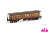 NSWGR End Platform Cars Set 5 Red & Russet FO045 (4 Car set)