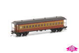 NSWGR End Platform Cars Set 5 Red & Russet FO045 (4 Car set)