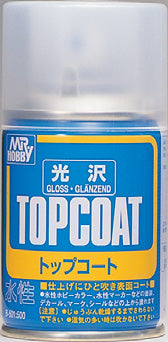 B501 Mr Topcoat Gloss Clear Spray Can 88ml