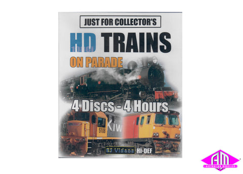 Trains On Parade HD - 4 Disc Set (Blu-Ray DVD) (Replaced by Trains on Parade - 5 Disc Set)