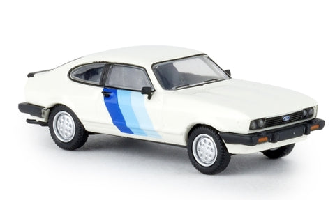 BK19554 - Ford Capri MKIII RS - White/Decorated (HO Scale)