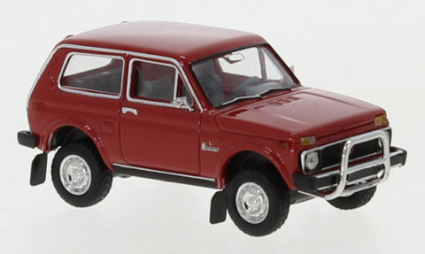 BK27240 - 1976 Lada Niva - Red with Bull Bars (HO Scale)