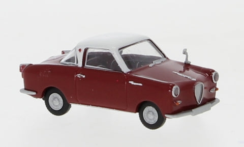 BK27851 - Goggomobil Coupe - Dark Red/White (HO Scale)