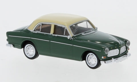 BK29228 - Volvo Amazon - Dark Green/Beige - 4 Door (HO Scale)