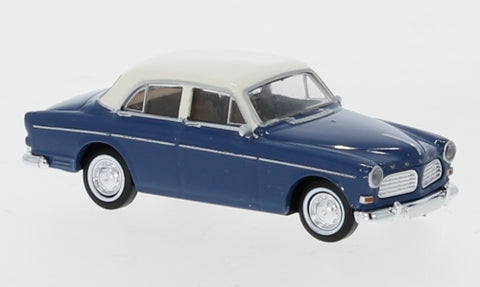 BK29239 - Volvo Amazon - Blue/White (HO Scale)