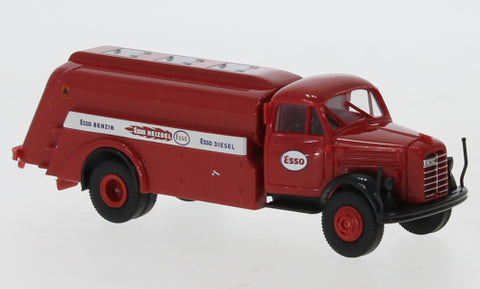 BK43028 - Borgward B 4500 Tank Truck - Red - Esso (HO Scale)