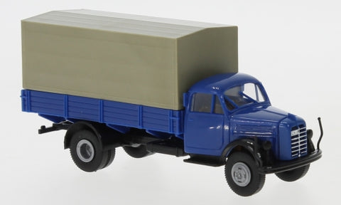 BK43029 - Borgward B 4500 PP - Blue/Black (HO Scale)