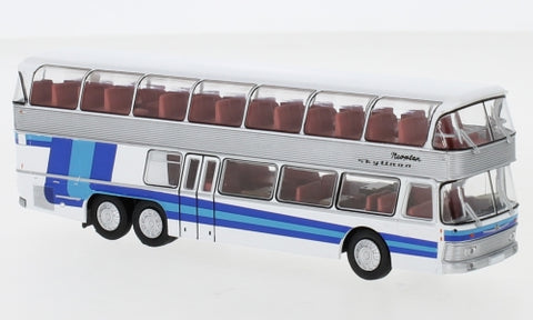 BK58290 - Neoplan NH 22 Double Decker - Silver/Blue (HO Scale)