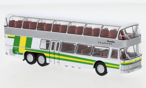 BK58291 - Neoplan NH 22 Double Decker - Silver/Green (HO Scale)