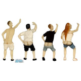 BLMA900 - People Mooning 4pc (N Scale)