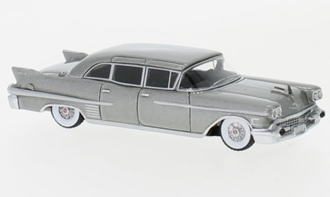 BOS87616 - Cadillac Fleetwood 75 Limousine - Metallic Grey (HO Scale)