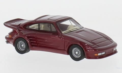 BOS87655 - Porsche 911 Turbo Gemballa Avalanche - Metallic Red (HO Scale)