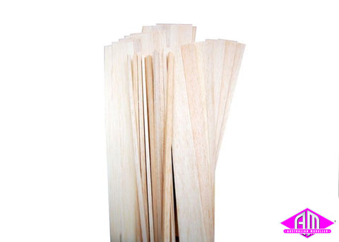 Balsa Wood Pack, Sheet and Sticks Assorted 450mm with Glue