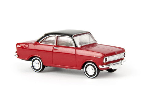 BK20330 - Opel Kadett A Coupe 1962-1965 - Black & Red (HO Scale)