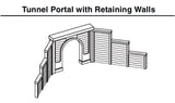 C1156 - Double Portal Concrete 2pc (N Scale)