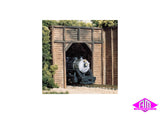 C1254 - Single Portal 1pc - Timber (HO Scale)