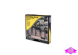 C1259 - Retaining Wall - Cut Stone 3pc (HO Scale)