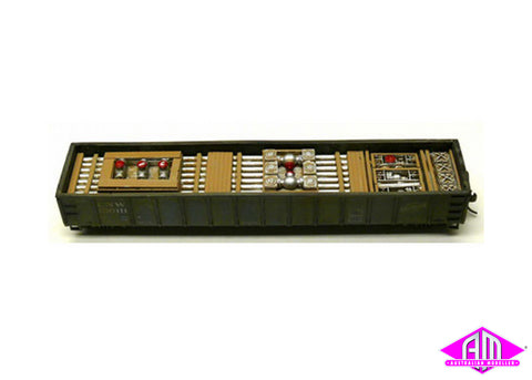 7244 - Oil Pipe Connector Wagon Load (HO Scale)