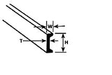 CFS-6 - Styrene - Channel - 3/16"