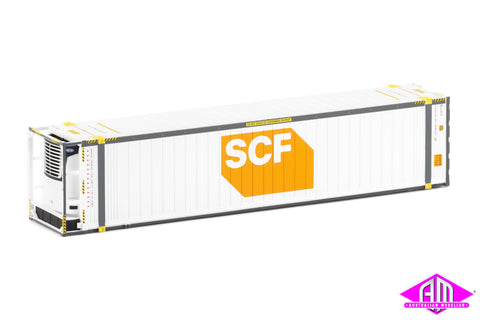 46'6" Reefer Container SCF V5 Large Orange/White Logo Twin Pack CON-93
