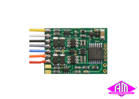 NCE - D13W Decoder Silent Running, 4 pack