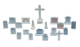 D201 - Tombstones 20pc (HO Scale)
