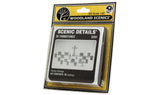 D201 - Tombstones 20pc (HO Scale)