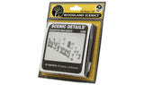 D206 - Assorted Letterboxes 17pc (HO Scale)