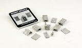 D214 - 3 Outhouses & Man (HO Scale)