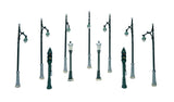 D248 - Street & Traffic Lights 11pc (HO Scale)