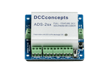 DCC Concepts DCD-ADS-2SX - Accessory Decoder CDU Solenoid Drive SX 2-Way with Power-Off Memory and Case