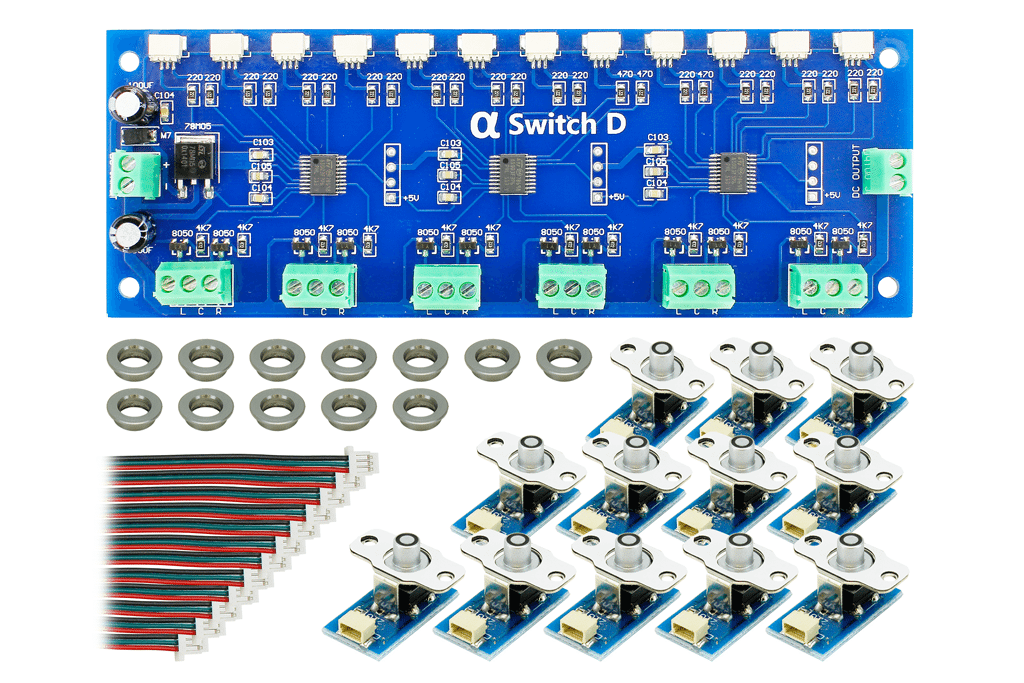 DCC Concepts DCD-DSW - Cobalt AlphaSwitch-D for Digital Devices - Whit ...