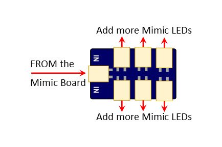 DCC Concepts DCD-MMA3 - Multiple Mimic LED Connector (3 Pack)