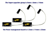 DCC Concepts DCD-SA3-SM.3 - Zen 3-Wire Small Stay Alive for Zen Black & Blue+ Decoders (3 Pack)