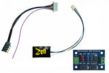 DCC Concepts DCD-ZNMINI.4A - Zen Black Decoder: Classic Small Decoder Shape with 8-Pin Harness, 4 Function, + ABC Module