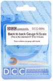 DCC Concepts DCG-BBN - Back to Back - Standard - 7.65mm (N Scale)
