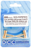 DCC Concepts DCG-RGFB75OO - Roller Gauge with Handle - Flat Bottom - Fine - 16.5mm - 2pc (HO Scale)