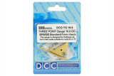 DCC Concepts DCG-TGOO - 3 Point Track Gauge - Fine - 16.5mm (HO Scale)