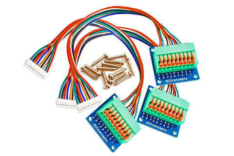 DCC Concepts DCP-SFH - Cobalt-S Solder-Free Harness - 3 Pack