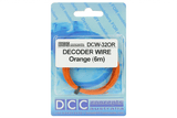 DCC Concepts DCW-32OR - Decoder Wire - Stranded - Orange - 6m