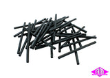 DCC Concepts DCW-HS-BLK - Heat Shrink Black (36 Pack)