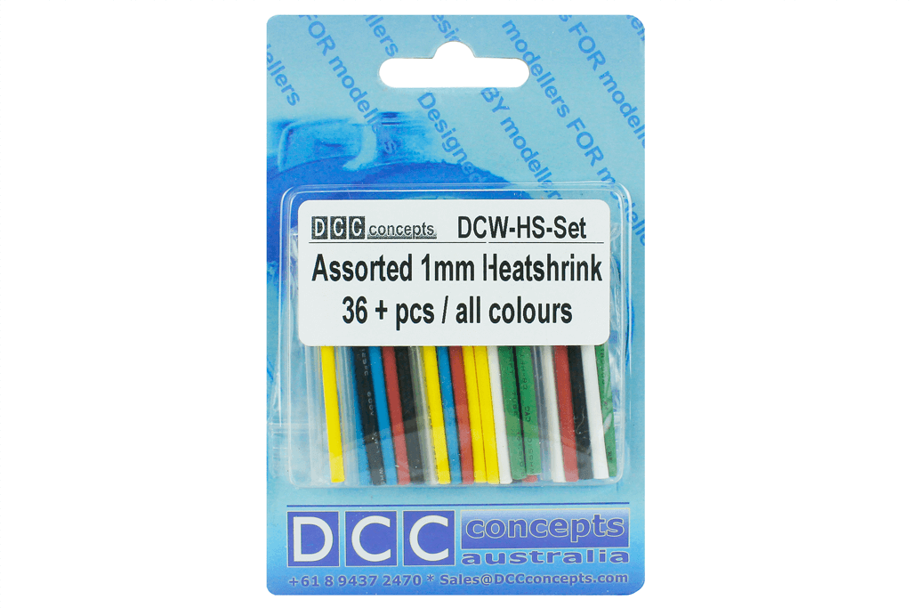 DCC Concepts DCW-HSSET - Heat Shrink Assorted Colours (36 Pack ...