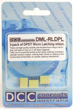DCC Concepts DML-RLDPL - Relay DPDT Latching Type (3 Pack)