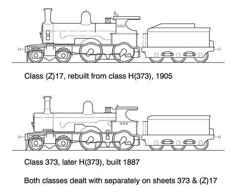 DS-373 - 373 Class Steam Locomotive 4-4-0